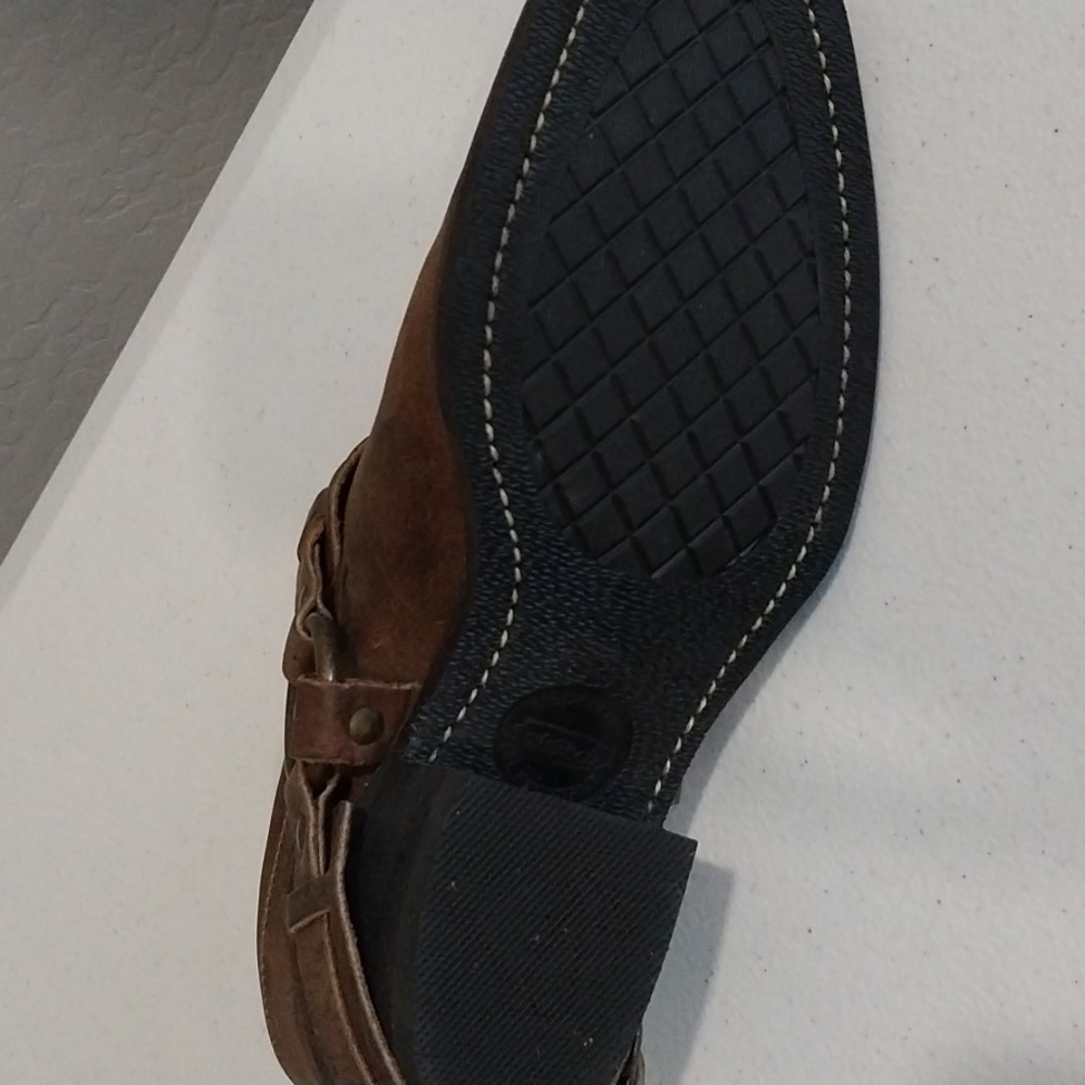 Frye brown leather harness mules - Picture 6 of 6